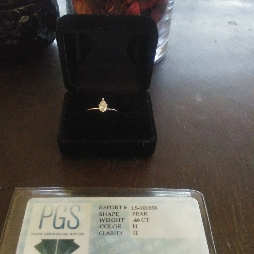 Diamond Engagement Ring Size 8